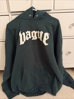 Dark Green Logo Hoodie -
